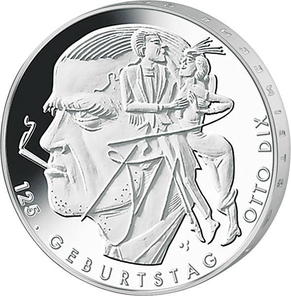 20 Euro BRD 125. Geburtstag Otto Dix 2016