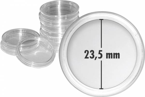 Münzkapsel Innendurchmesser 23,5 mm