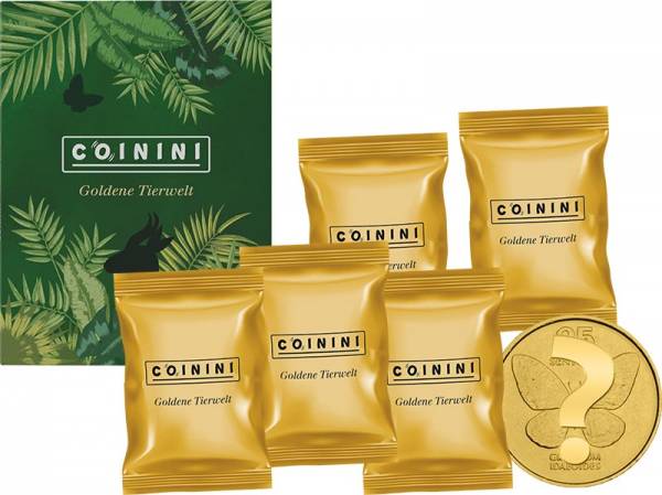 Coinini Starter-Set Goldene Tierwelt