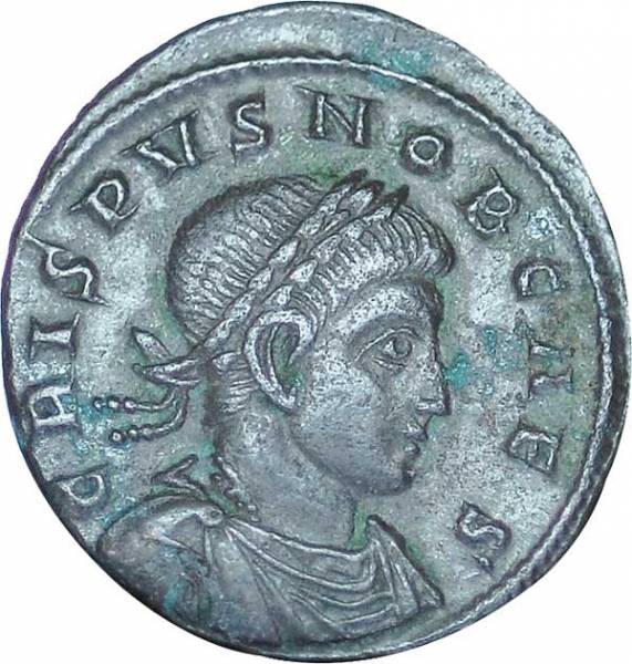 Mittel-Follis Prinz Crispus 308-324 n.Chr. Sehr schön