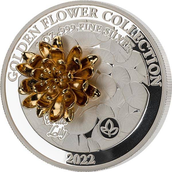 5 Dollars Samoa Golden Flower Collection Waterlily 2022