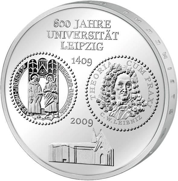 10 Euro BRD 600 Jahre Universität Leipzig 2009