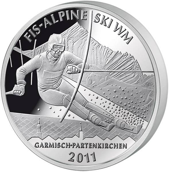 10 Euro BRD FIS Alpine Ski-WM 2011 2010