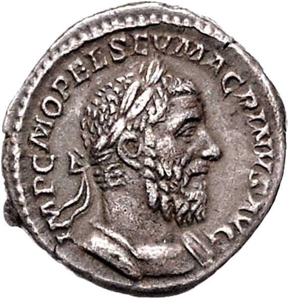 Denar Kaiser Macrinus 217-218n.Chr Römisches Kaiserreich, ss-vz