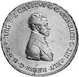 Konventionstaler Reuß-Obergreiz Heinrich XIII. 1807-12 ss-vz