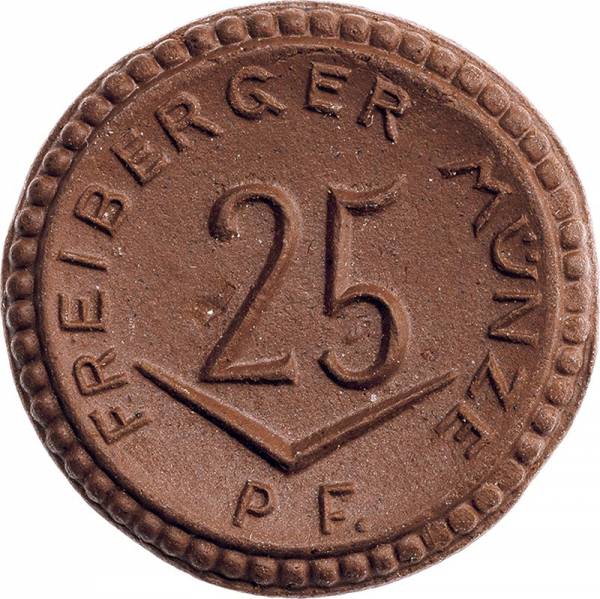 25 Pfennig Freiberg Sachsen 1921