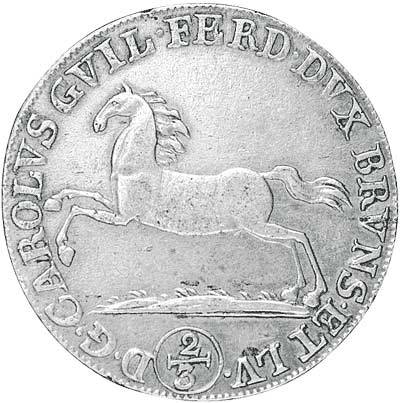 24 Mariengroschen Braunschweig-Wolfenbüttel Herzog Karl-Ferdinand 1789-1800 Sehr schön