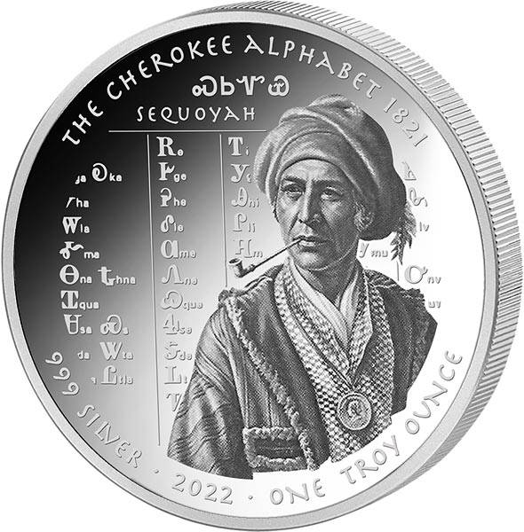 1 Dollar USA Cherokee Alphabet 2022