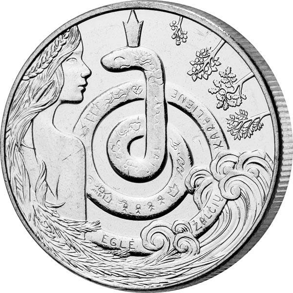 1,50 Euro Litauen Die Schlangen-Königin 2021