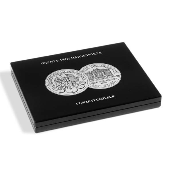 Münzkassette für 20 Silbermünzen  Wiener Philharmoniker