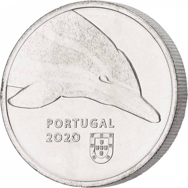 5 Euro Portugal Gefährdete Spezies Delfin 2020