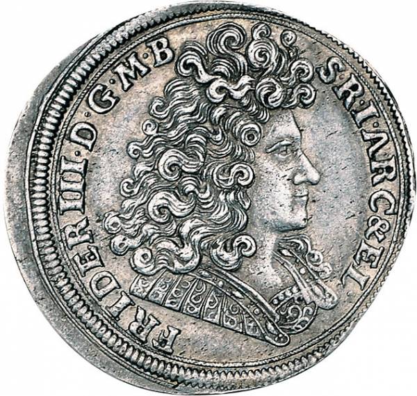 2/3 Taler Brandenburg-Preußen Friedrich III.