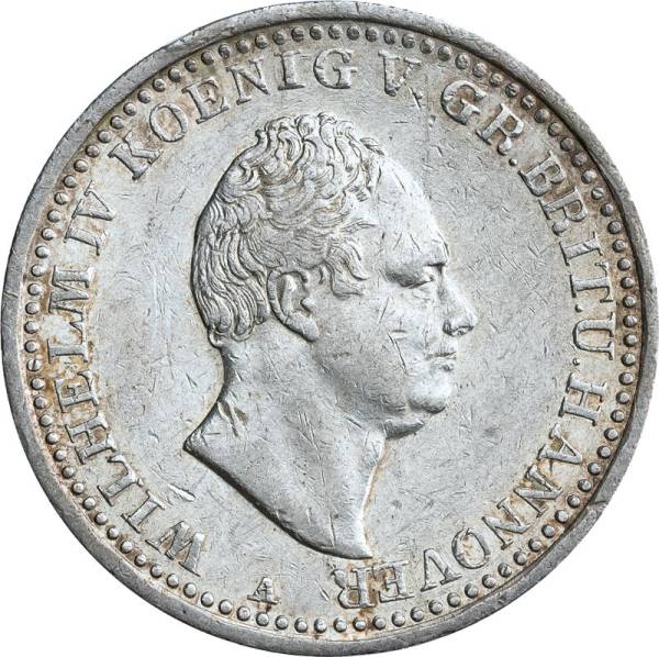 Taler Hannover König Wilhelm IV. 1834-1835