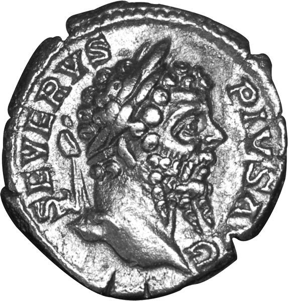 Denar Kaiser Septimius Severus 193-211n.Ch. ss-vz