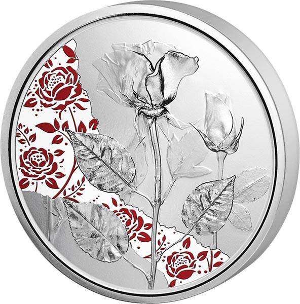 10 Euro Österreich Mit der Sprache der Blumen -  Die Rose 2021