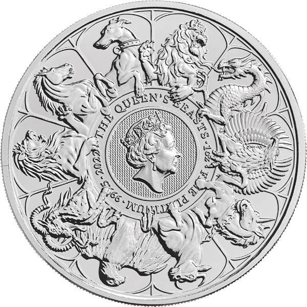 1 Unze Platin Großbritannien Completer Coin 2022