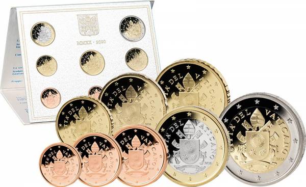 Euro-Kursmünzensatz Vatikan 2020