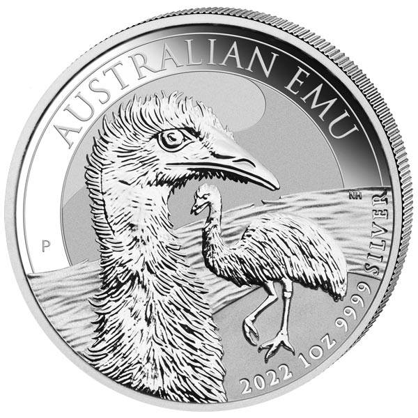 1 Unze Silber Australien Emu 2022
