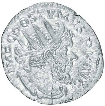 Antoninian Kaiser Postumus 259-268 n.Chr. Sehr schön