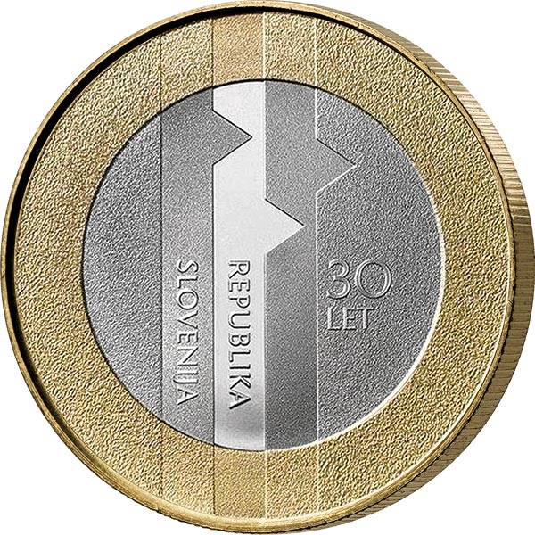 3 Euro Slowenien 30 Jahre Republik Slowenien 2021