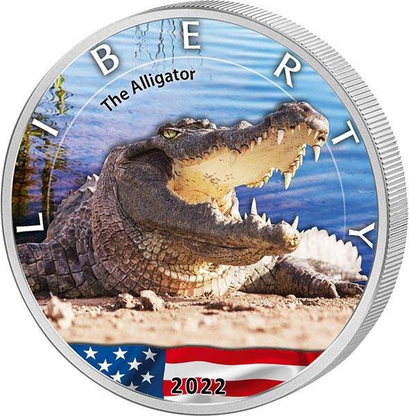 1 Dollar USA Alligator 2022