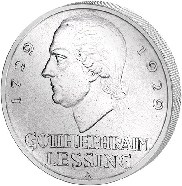 3 Reichsmark Gotthold Ephraim Lessing