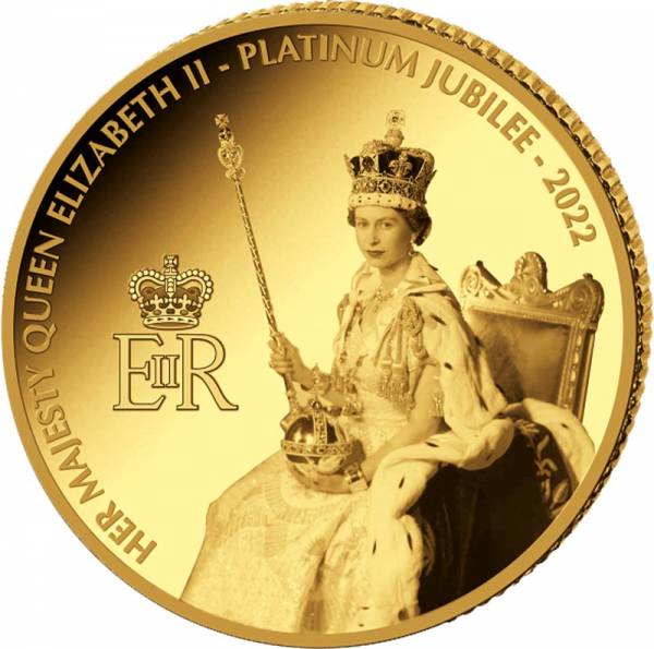 10 Francs Kongo Jubiläum Queen Elizabeth II. 2022