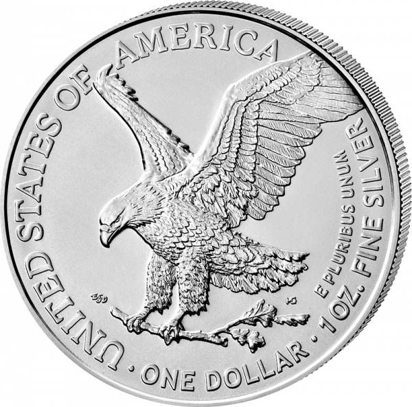 1 Unze Silber USA American Eagle 2022