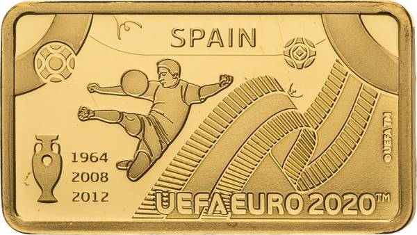 1 Pound Gibraltar Fußball Europameisterschaft Spanien 2020