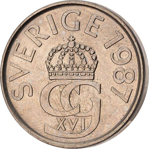 5 Kronen Schweden Carl XVI. Gustaf 1976-1992