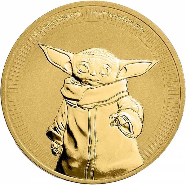 1 Unze Gold Niue Star Wars. The Mandalorian - Baby Yoda 2021