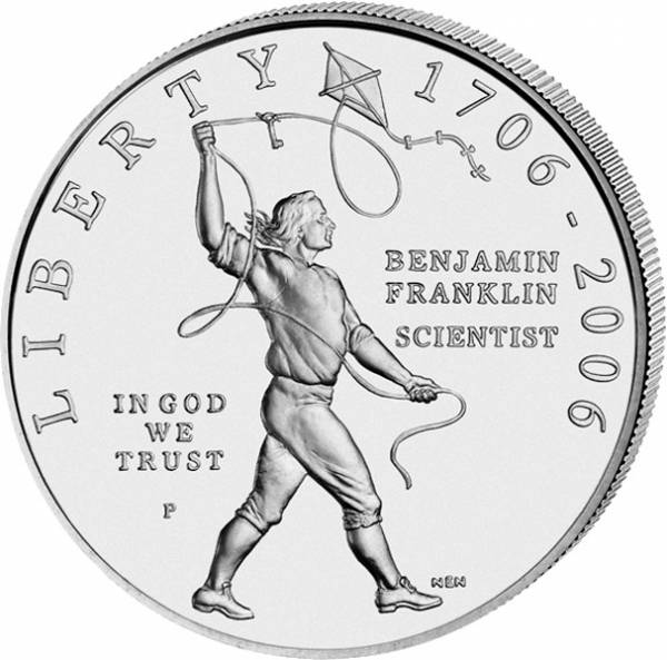 1 Dollar USA Benjamin Franklin Wissenschaftler 2006 Stempelglanz