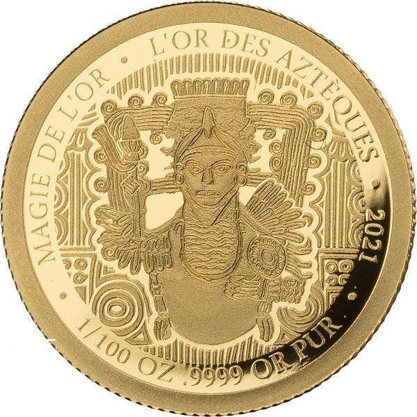 100 Francs Kongo Magie des Goldes - Das Gold der Azteken 2021