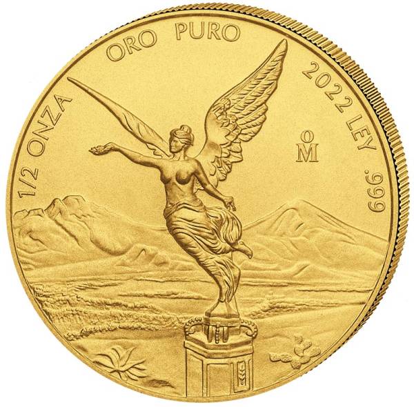 1/2 Unze Gold Mexiko Libertad 2022