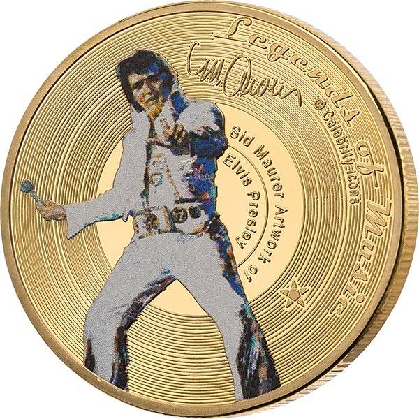 Gedenkprägung Elvis Presley Legends of Music