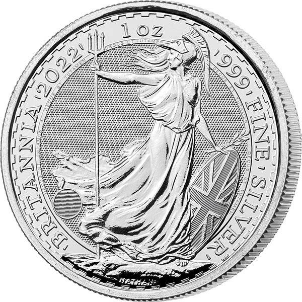 1 Unze Silber Großbritannien Britannia 2022