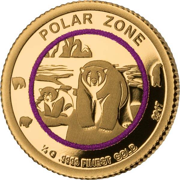100 Francs Mali Polare Zone Eisbär 2017