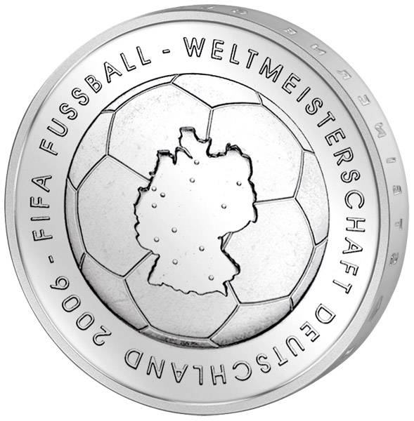 10 Euro BRD FIFA Fußball-WM (1. Version) 2003