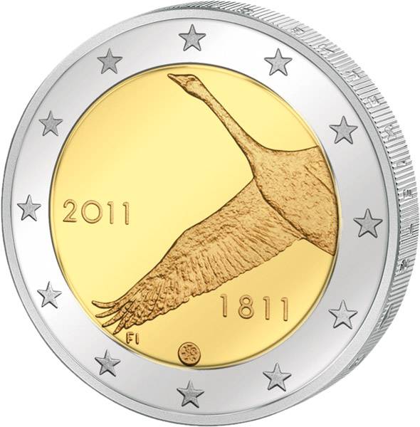 2 Euro Finnland 200 Jahre Nationalbank