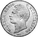 2 Taler Doppeltaler König Wilhelm I. 1846 Vorzüglich
