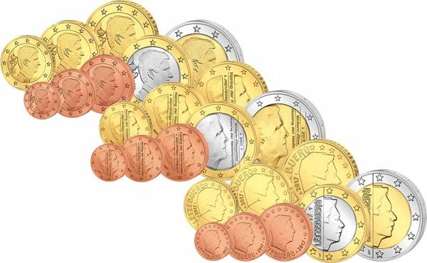 Euro-Kursmünzensätze BeNeLux 2017
