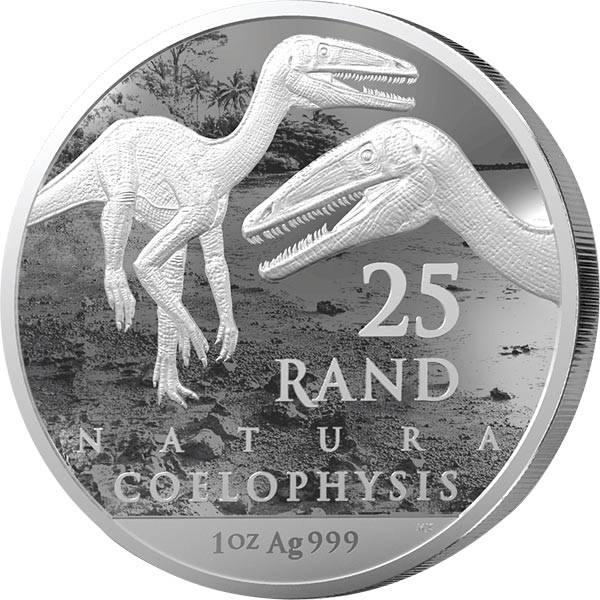 1 Unze Silber Südafrika Coelophysis 2020
