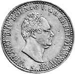 Taler Hannover Wilhelm IV. Silber 1834-1835 vz