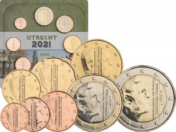 Euro-Kursmünzensatz Niederlande 2021