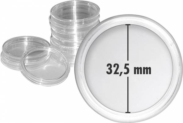 Münzkapseln Innendurchmesser 32,5 mm