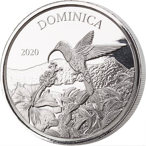 1 Unze Silber Dominica Insel der Natur 2020