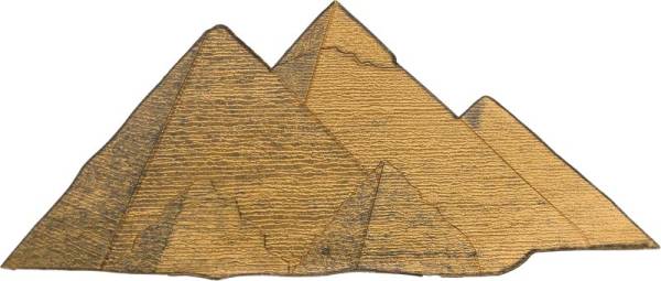 100 Francs Kongo Golden Legacy of Egypt - Pyramiden 2022