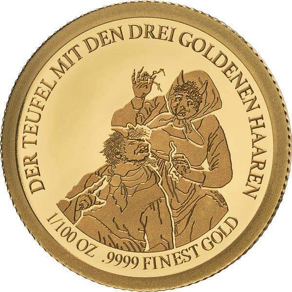 20 Dollars Liberia Märchen Edition Der Teufel mit den drei goldenen Haaren 2022