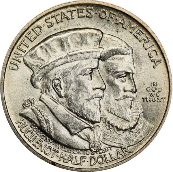 1/2 Dollar USA Hugenotten in Amerika 1924