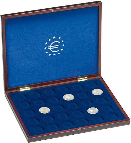 Münzkassette für 10 Euro-Gedenkmünzen in Kapseln